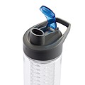 Water bottle with infuser blue