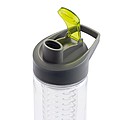 Water bottle with infuser green