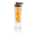 Water bottle with infuser orange
