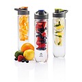 Water bottle with infuser orange
