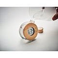 Water powered bamboo LCD clock MO6865-27