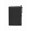 Water repellent notepad, black