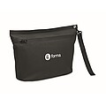 Water-resistant documents bag, black