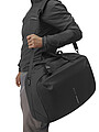 Water Resistant Weekend Bag, black, grey