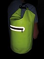 Waterproof bag with reflective stripes