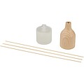 Wellmark cedar wood scented candle medium, amber heather