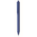 Wheat Straw/ABS push type pen, royal blue