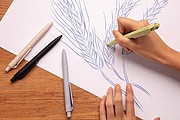 Wheatstraw pen,white