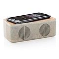 Wheatstraw wireless charging speaker,brown