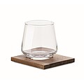 Whisky short drink glass set, transparent