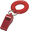 Whistle with wrist cordRed