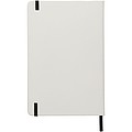 White A5 spectrum notebook with coloured strap