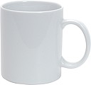 White ceramic mug for sublimation printing, volume 330 ml