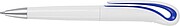 White Swan ballpen with black ink.Cobalt blue