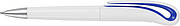 White Swan ballpen with black ink.Cobalt blue
