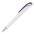 White Swan ballpen with black ink.Purple
