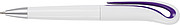White Swan ballpen with black ink.Purple