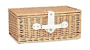 Wicker picnic basket 2 people