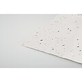 Wildflower seed business card., white