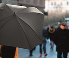 Windproof square umbrella