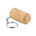 Wine cork key ring