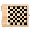 Wine set BAMBOO CHESS with chess game