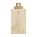 Wine wooden gift box with large tapas board