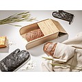 Wine wooden gift box with roll-up lid