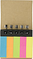 Wire bound case with notepadBrown