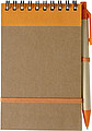 Wire bound notebook Orange