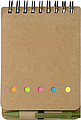 Wire bound notebook.Pale green
