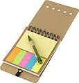 Wire bound notebook.Pale green