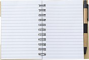 Wire bound notebook with ballpen Niall