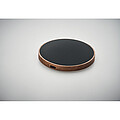 Wireless charger in acacia wood and recycled PU
