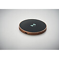 Wireless charger in acacia wood and recycled PU
