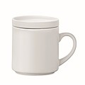Wireless charger mug warmer set, white