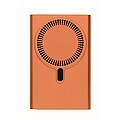 Wireless charger power bank, orange