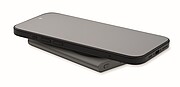 Wireless charger power bank, titanium