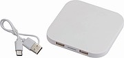 Wireless charger with 2 USB ports