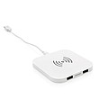 Wireless charging pad, white