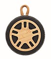 Wireless speaker tire shaped