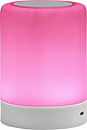Wireless speaker which lights up with different colours.