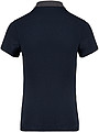 Women s KARIBAN TWO-TONE JERSEY POLO SHIRT, navy/dark grey heather, 2XL