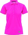 Women’ s short-sleeved polo shirt PAYPER TRAINING LADY, fluorescent fuchsia, size S