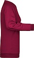 Women s sweatshirt James Nicholson, burgundy, XS
