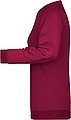 Women s sweatshirt James Nicholson, burgundy, XS
