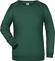 Women s sweatshirt James Nicholson, dark green, XS