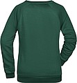 Women s sweatshirt James Nicholson, dark green, XS