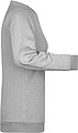 Women s sweatshirt James Nicholson, dark grey melange, M