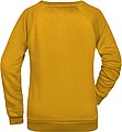 Women s sweatshirt James Nicholson, dark yellow, M